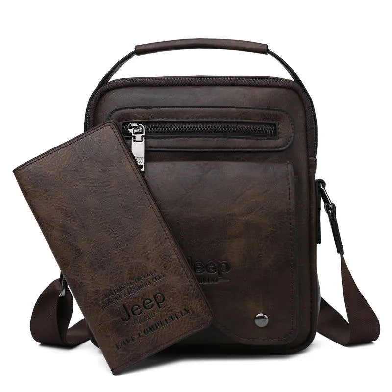 Men's Leather Shoulder Bag