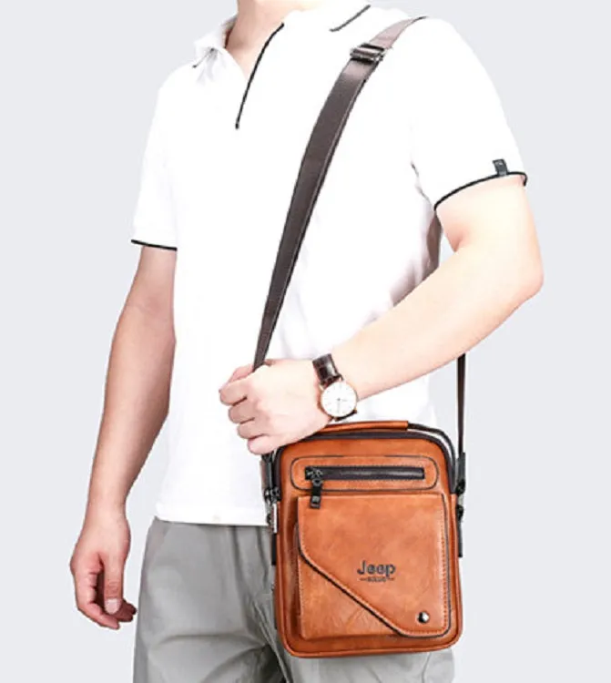 Men's Leather Shoulder Bag