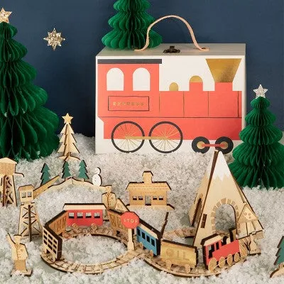 Meri Meri Wooden Train Advent Calendar