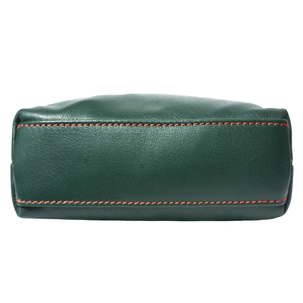 Mia GM leather unisex cross body bag