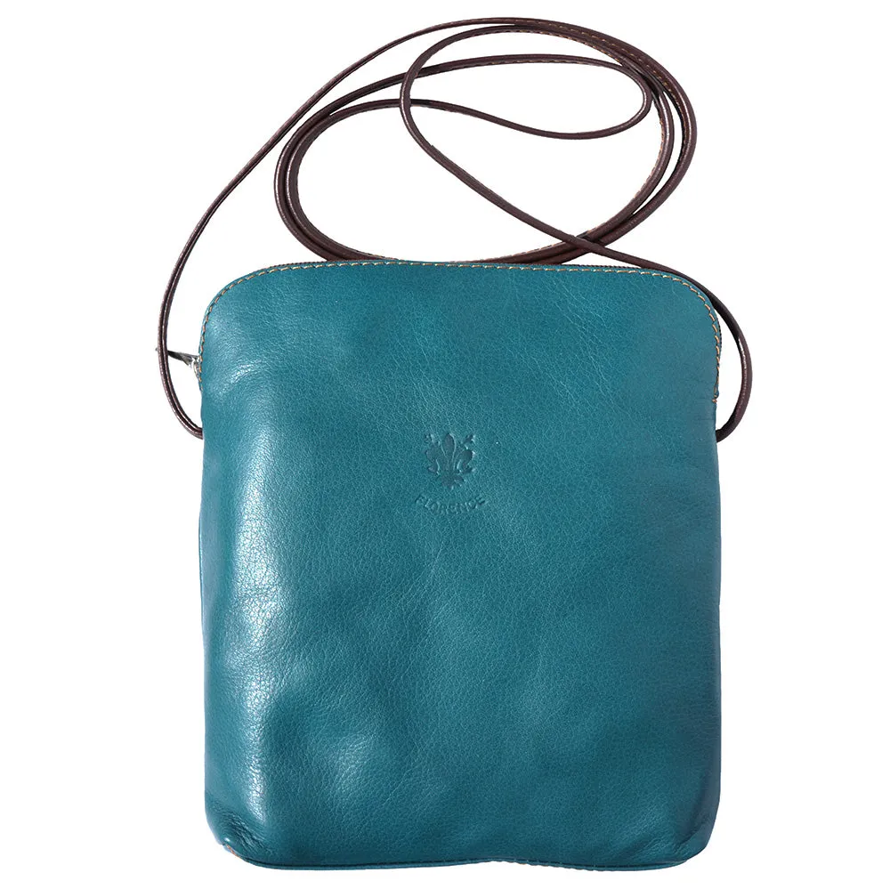 Mia GM leather unisex cross body bag