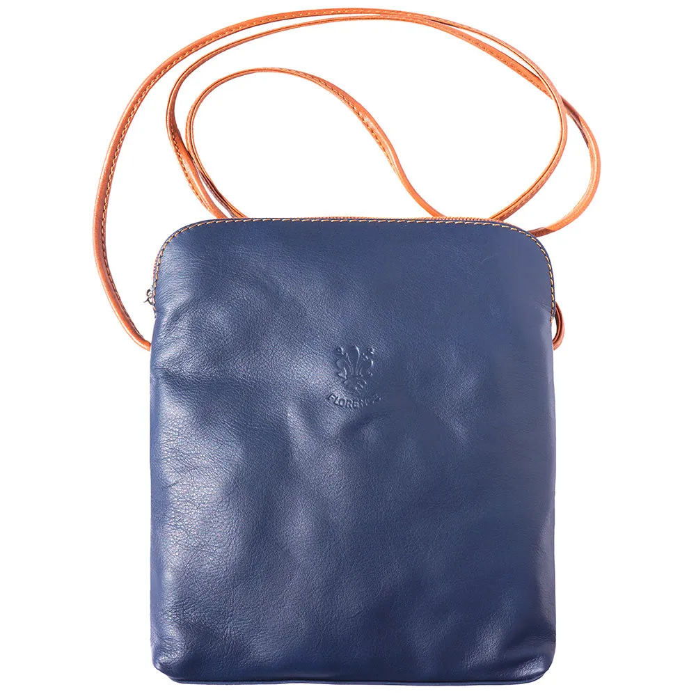 Mia GM leather unisex cross body bag