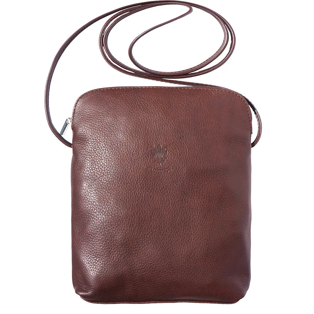 Mia GM leather unisex cross body bag
