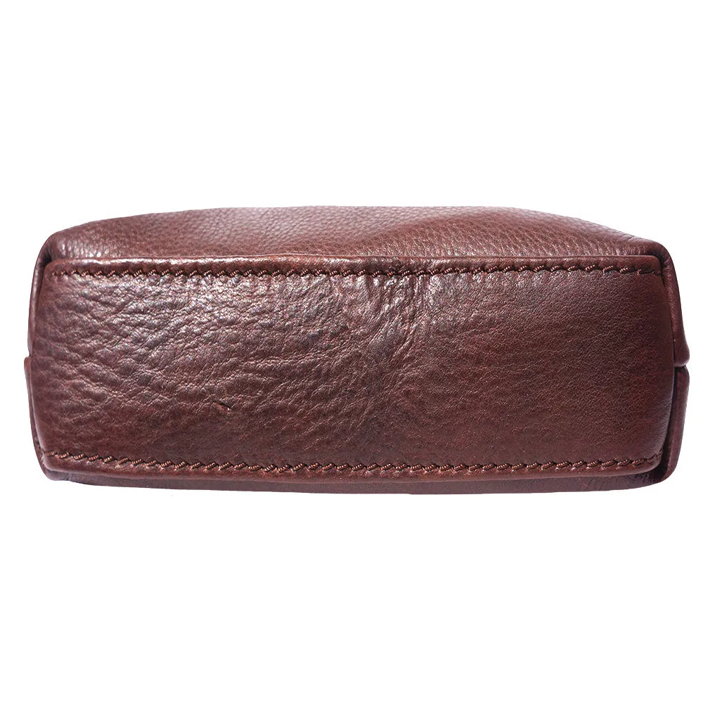 Mia GM leather unisex cross body bag
