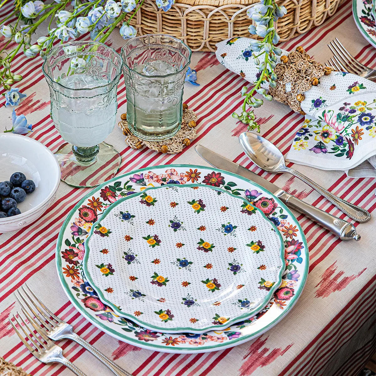 Mirabelle Melamine Dessert/Salad Plate - Multi
