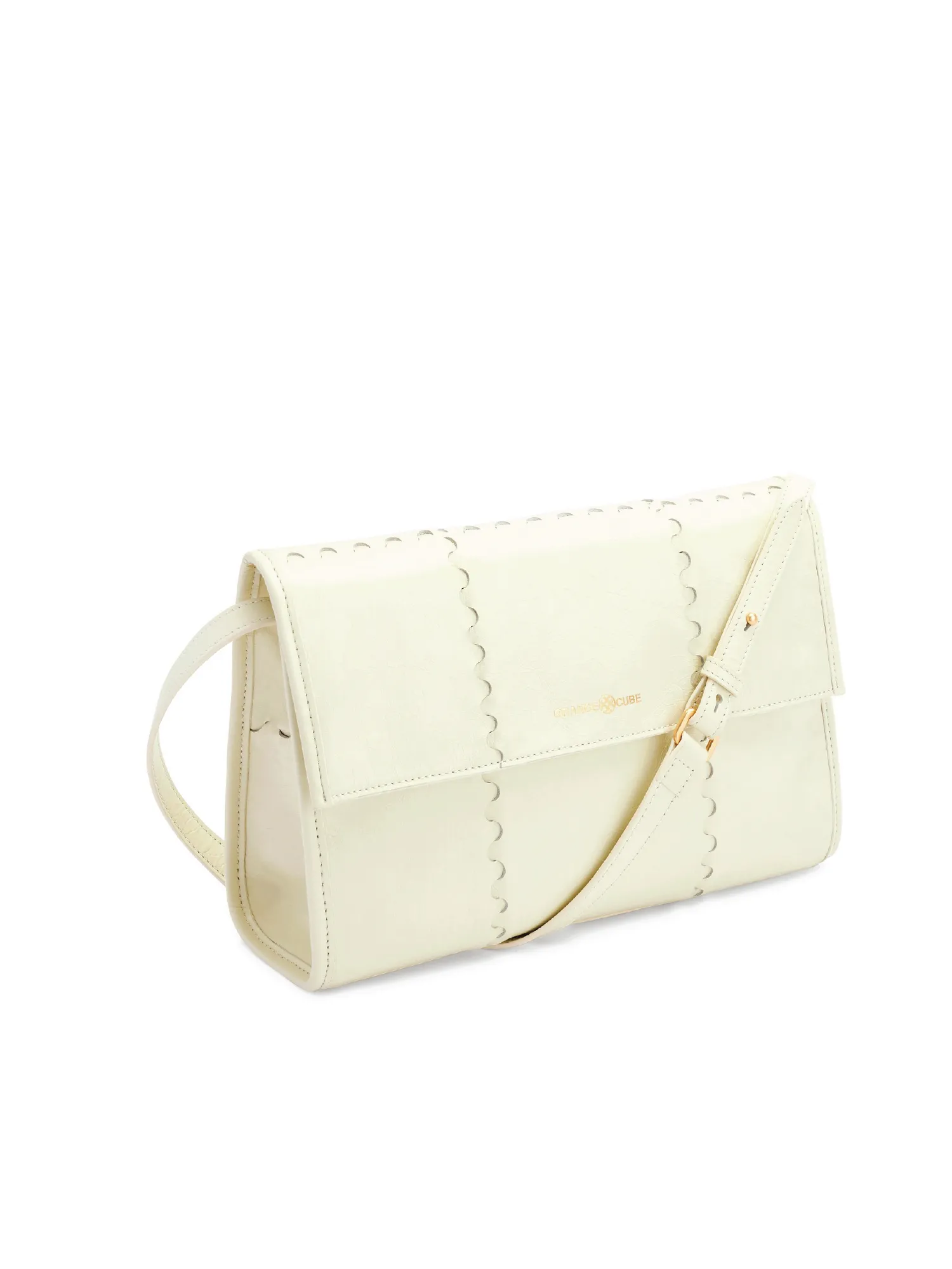 Mosaic Messenger Bag - Pearl