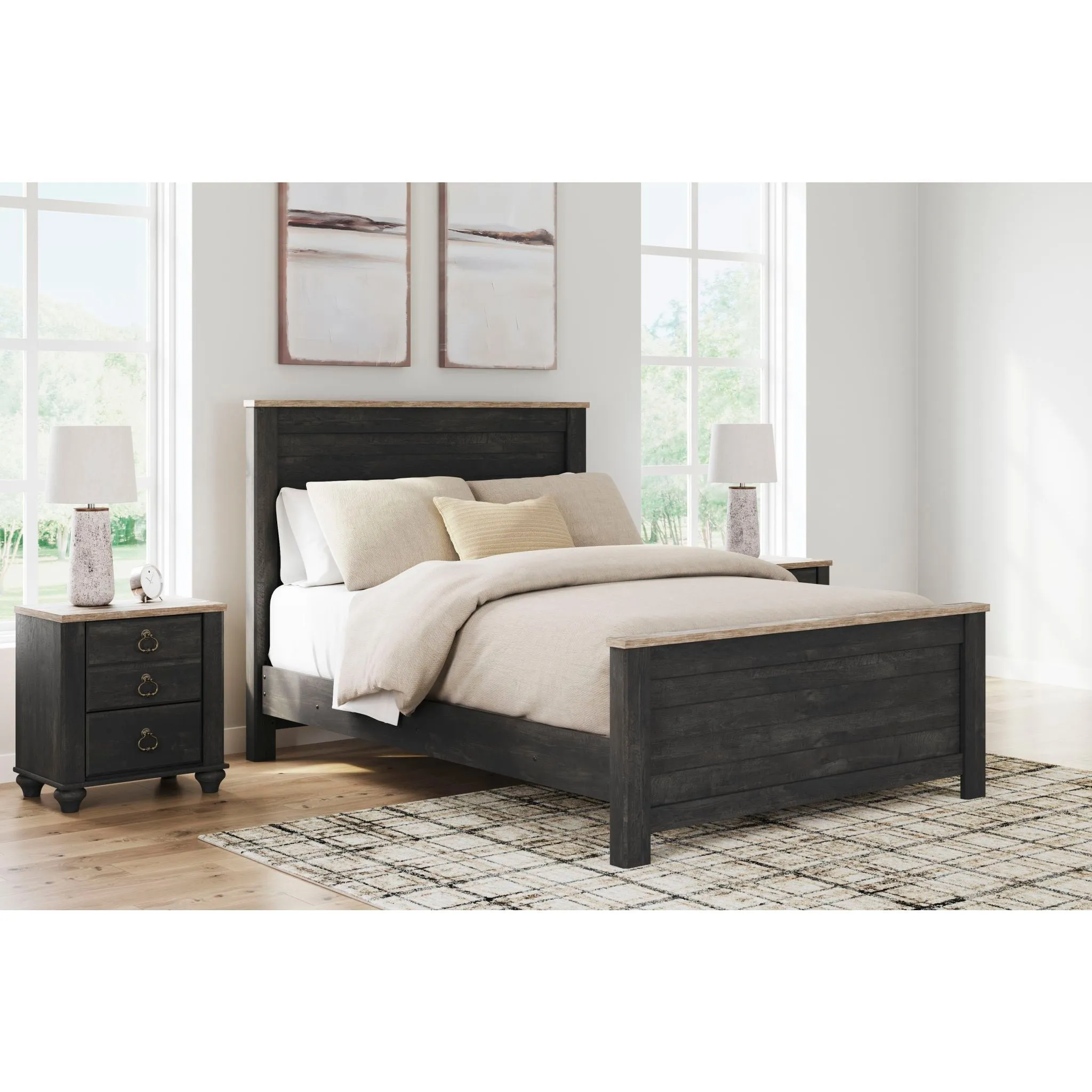 Nanforth 5 Piece Panel Bedroom