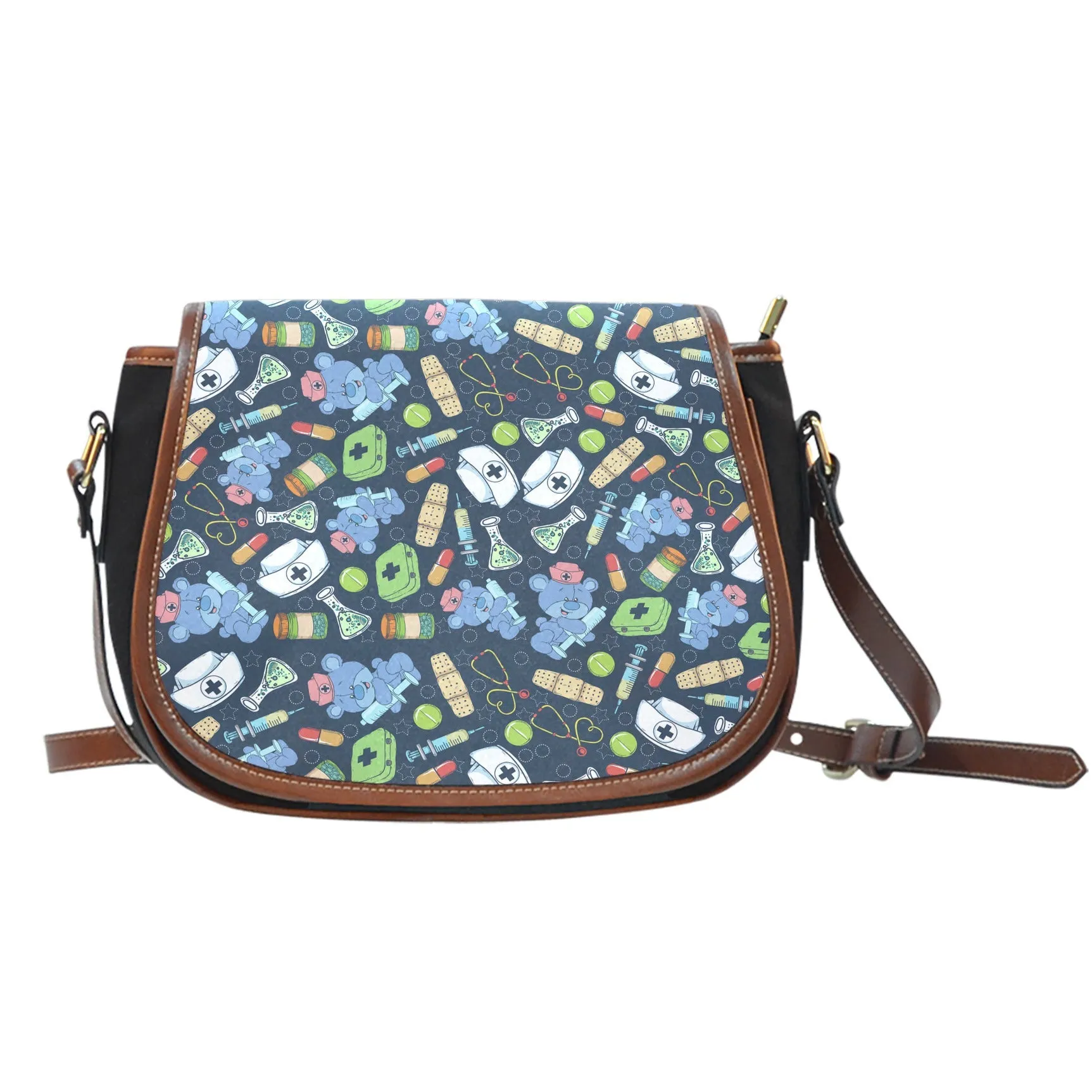 Nurse Doodle Saddle Bag