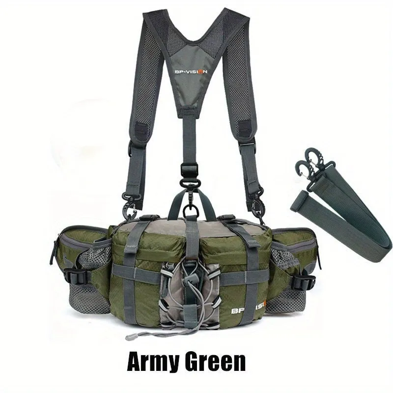Outdoor Sports Waist Bag Hiking Cycling Climbing Storage Bag Versatile Travel Mountaineering Waist Bag