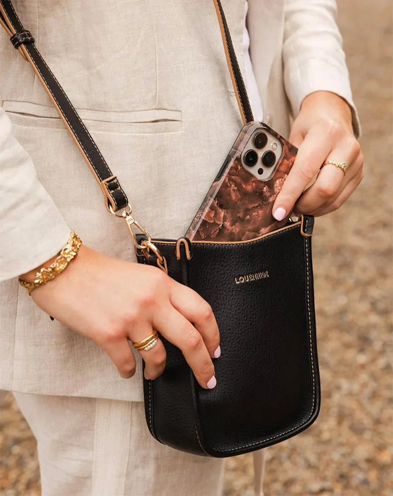 Parker Phone Crossbody Bag - Black