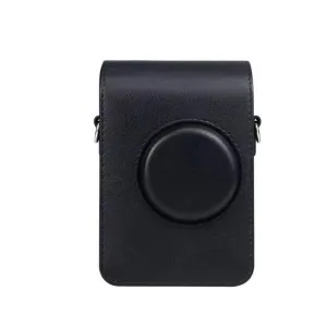 Pikxi Fujifilm Instax Mini Evo PU Leather Camera Case Cover Carrying Bag (Vertical) (Black, and Brown)
