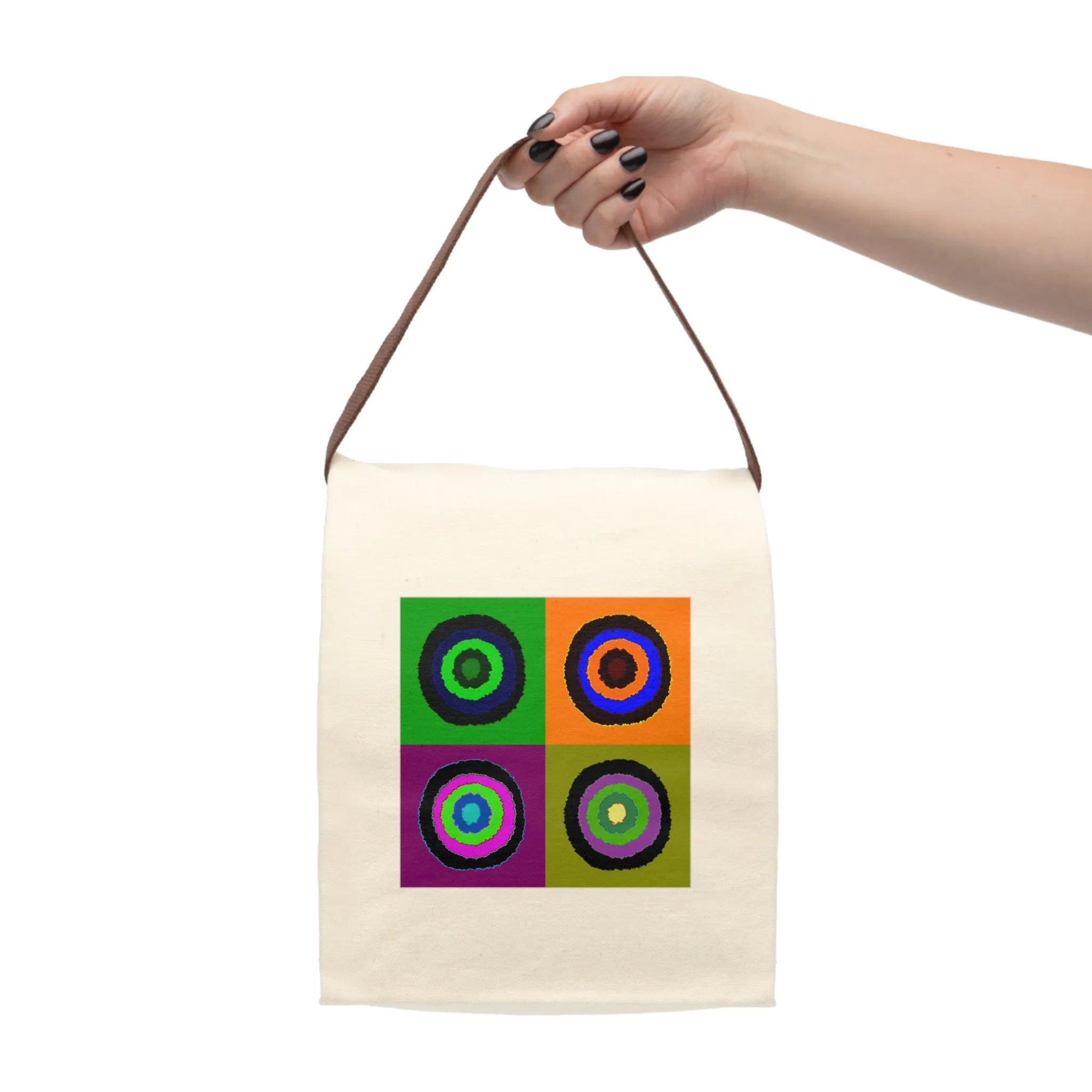 Psyche My Mind ~ Copy of Baby Bear Canvas Lunch Bag with Strap