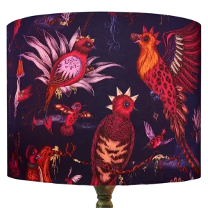 Quetzal Silk Lampshade - Large
