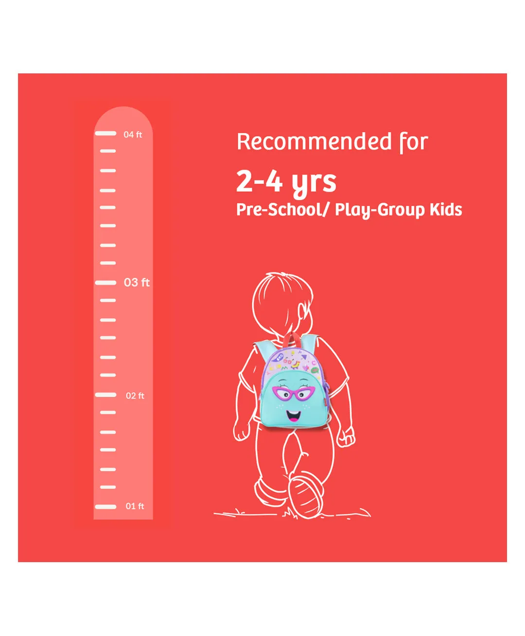 Rabitat Smash School Bag - Sizzle