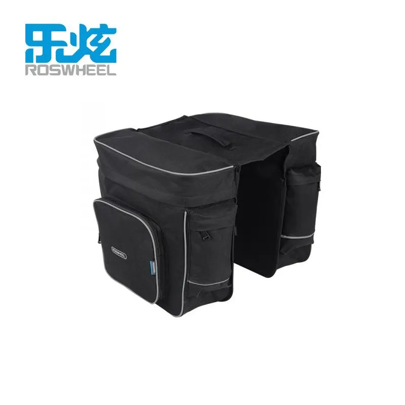 ROSWHEEL 30L Rear Rack Trunk Bike Double storage Bag