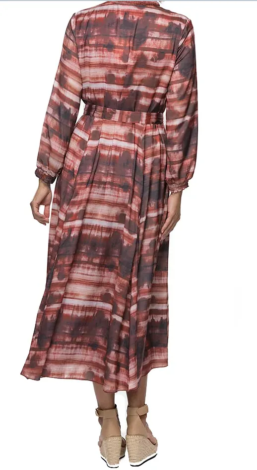 Spice Dress in Ginger Print