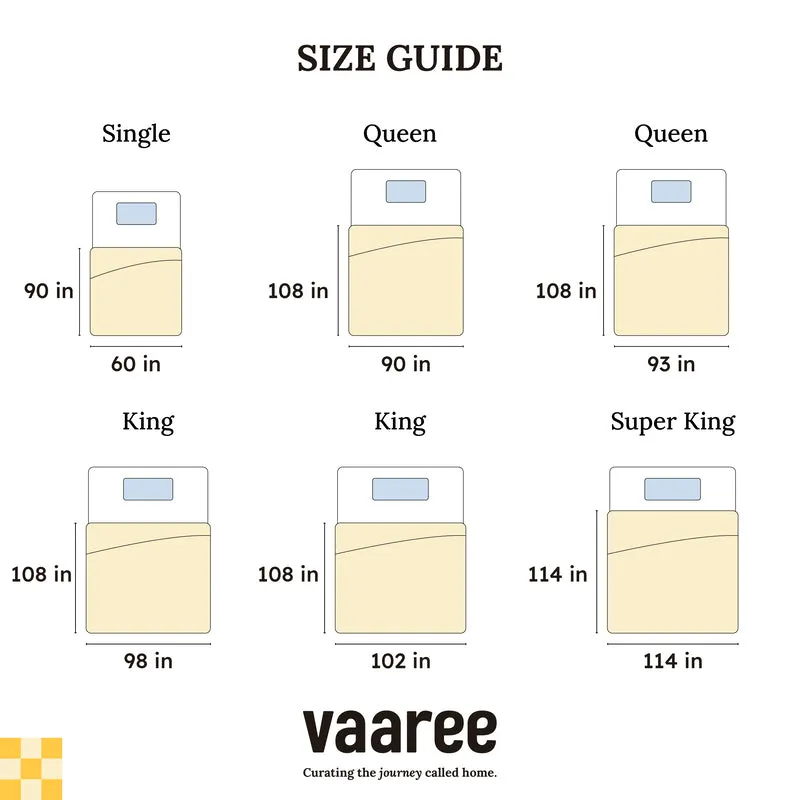 Sukhvi Printed Bedsheet - Yellow