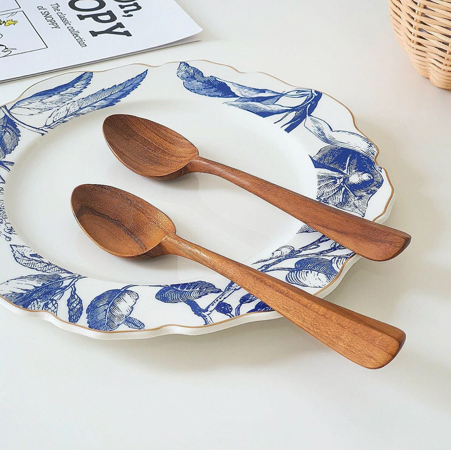Teak Dessert Spoon