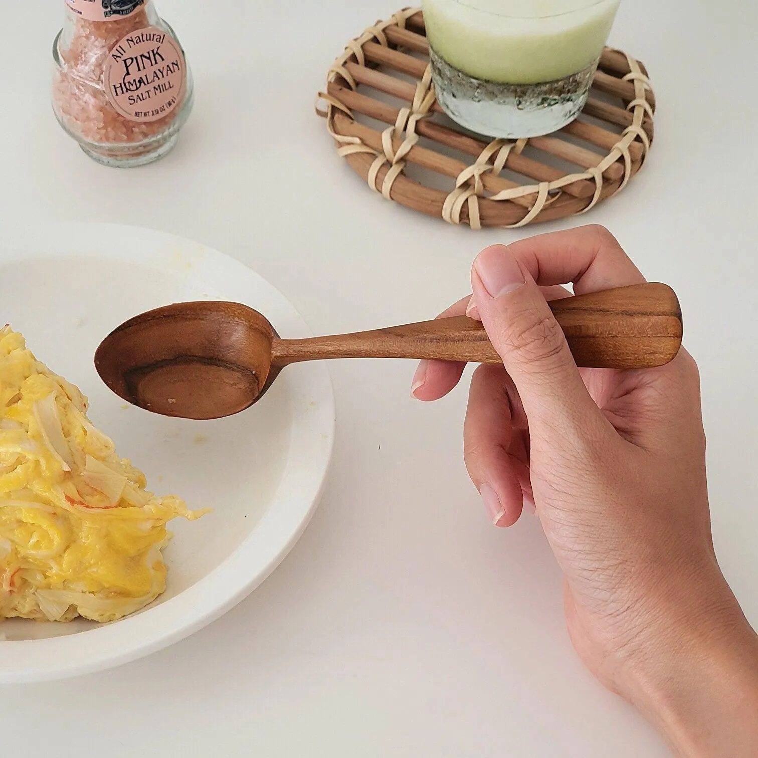 Teak Dessert Spoon