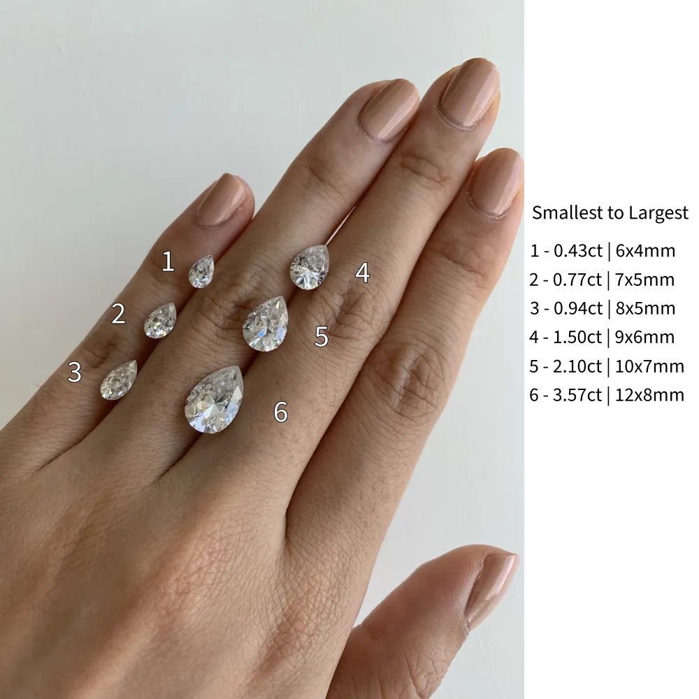 The Pear Hidden Halo Pavé