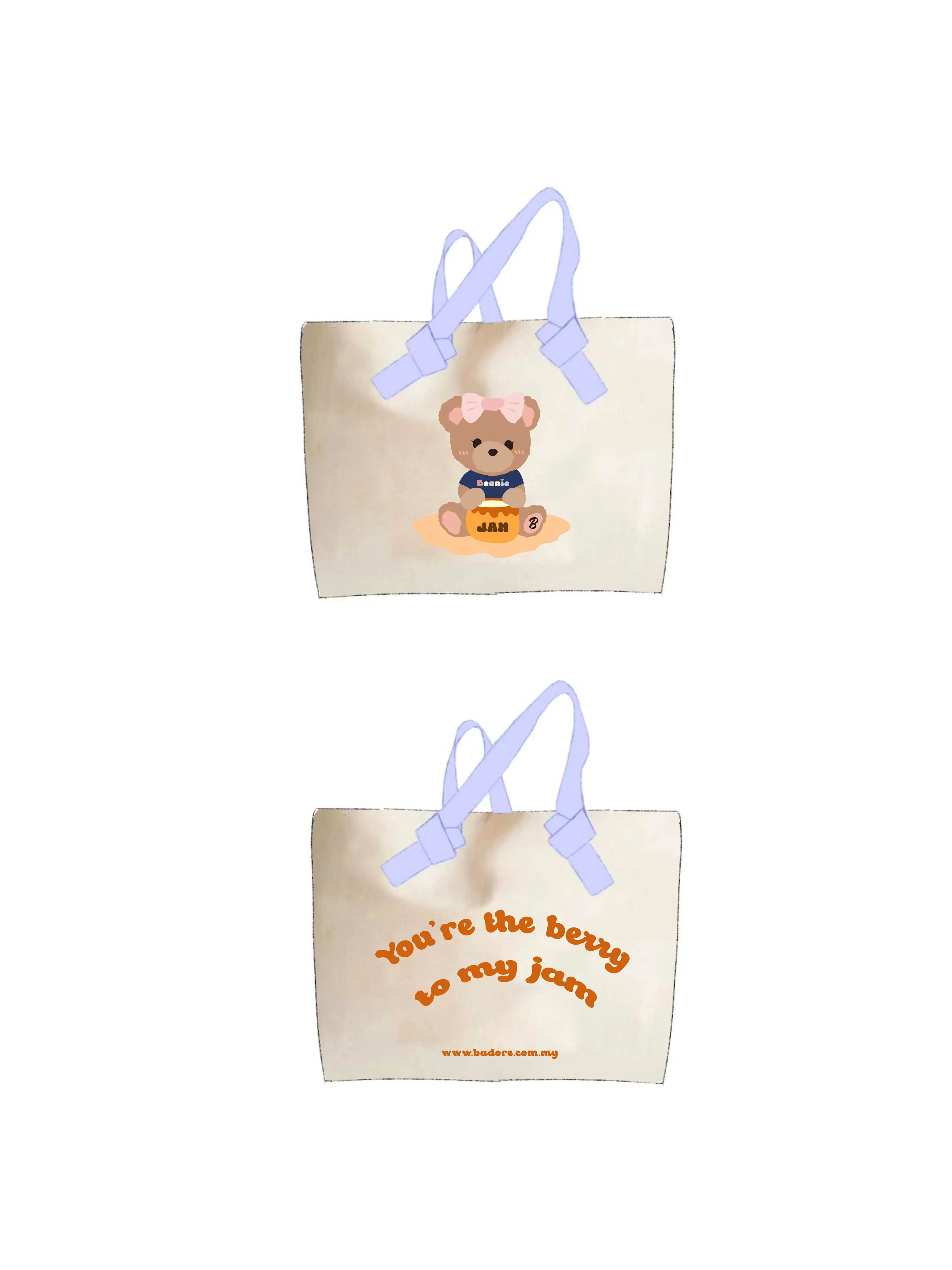 Toast Tote Bag Collection PURPLE