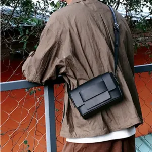 UAKISS  -  Luxury Designer Men's Crossbody Bag Fashion Small Square Bag Simple Versatile One Shoulder Messenger Bag NEW