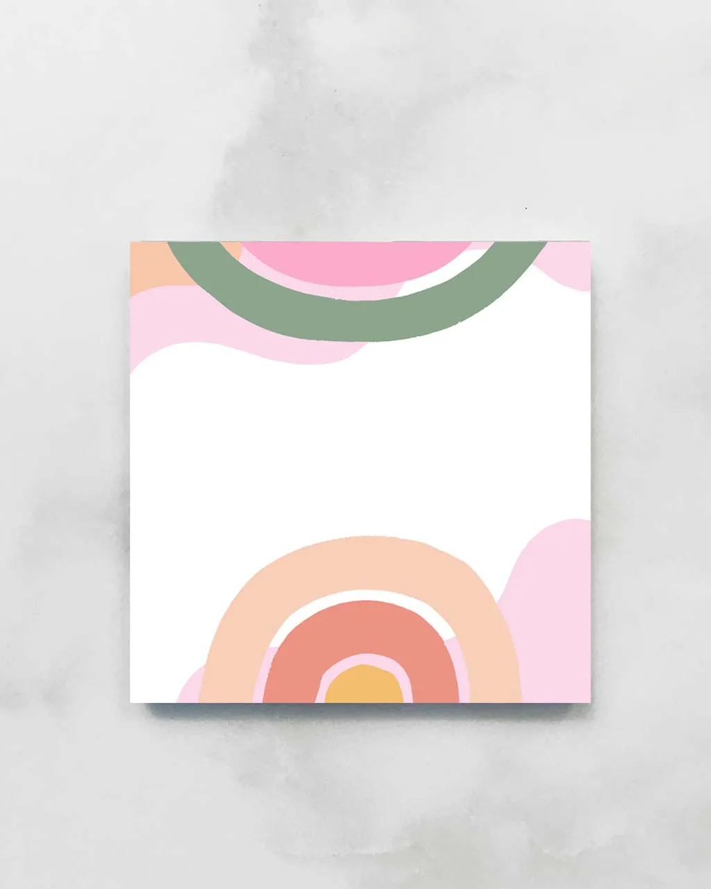 Wavy Shapes Jumbo Desk Pad