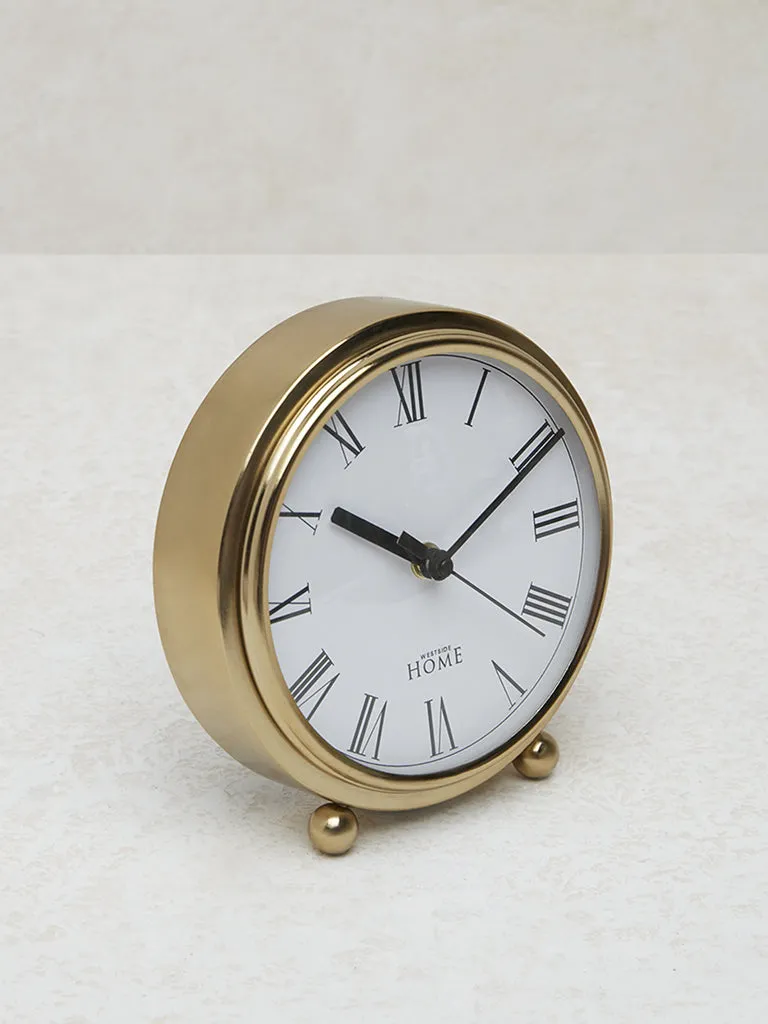 Westside Home Gold Metal Clock