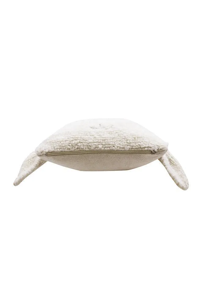 WOOL CUSHION PINK NOSE SHEEP